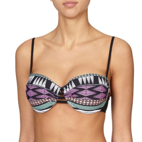 NWT Seafolly Future Tribe Bustier Bikini Top 10, 4 - Picture 4 of 7